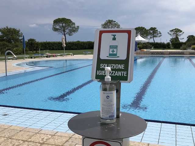 Hygiene wird nicht nur am Pool großgeschrieben.