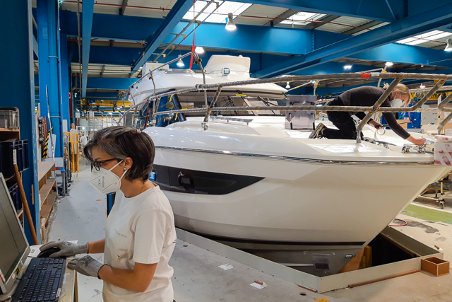 Durch Corona verändert sich die Arbeit auch bei der Groupe Beneteau @ Groupe Beneteau Durch Corona verändert sich die Arbeit auch bei der Groupe Beneteau