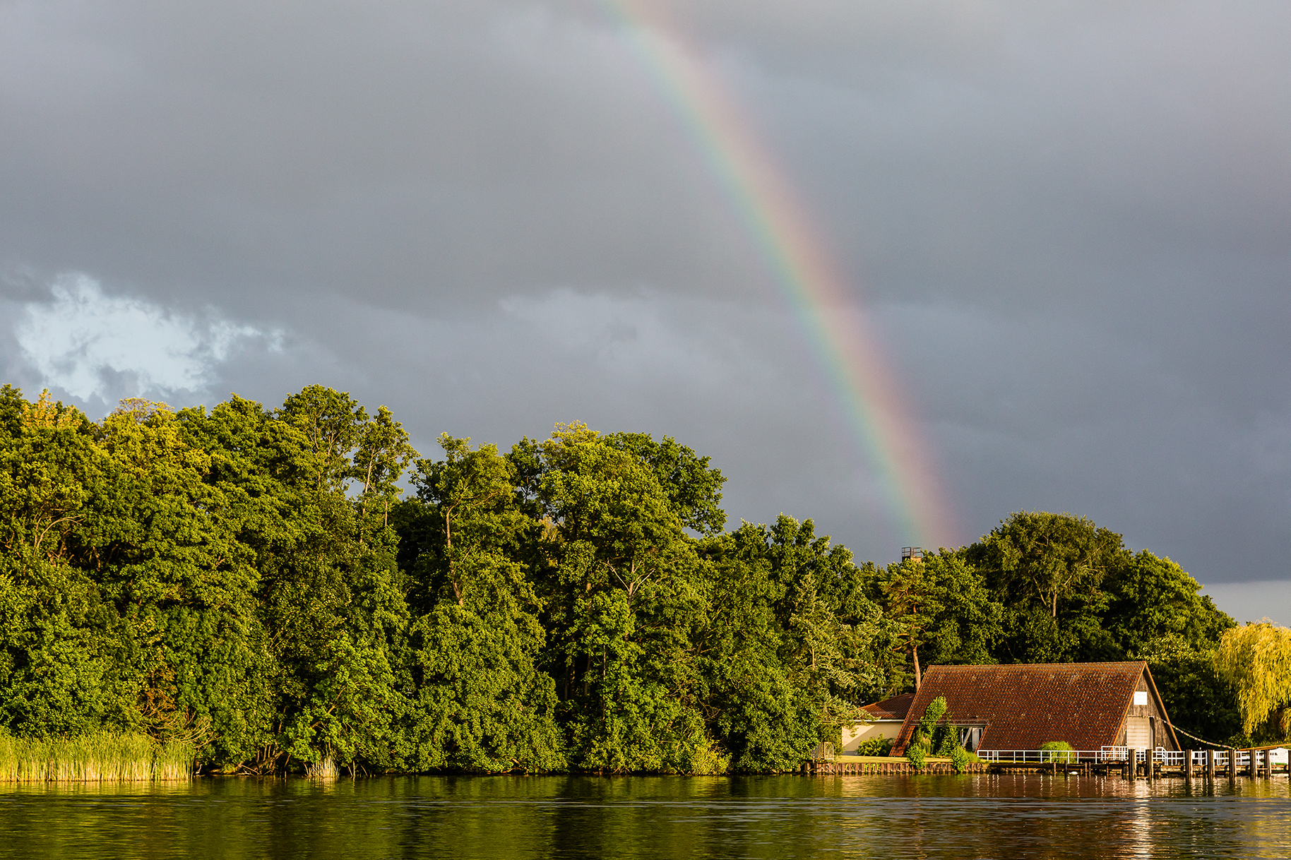 Lichtspiele nach dem Gewitter auf dem Zeuthener See © Jan Maas