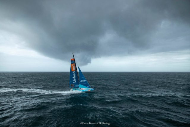 LinkedIn mit Thomas Ruyant im Vollglitsch © Pierre Bouras/TR-Racing