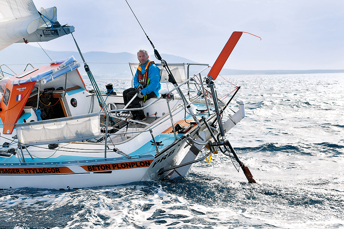 Im Golden Globe Race setzten die Segler auf Windsteueranlagen verschiedenster Bauarten © Golden Globe Race