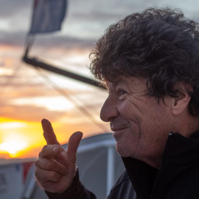 Segelt spitzbübisch das Rennen seines Lebens:jean le Cam © Le Cam