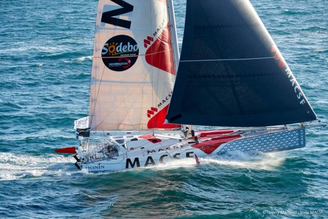 Isabelle Joschkes IMOCA © Martinez/MACSF