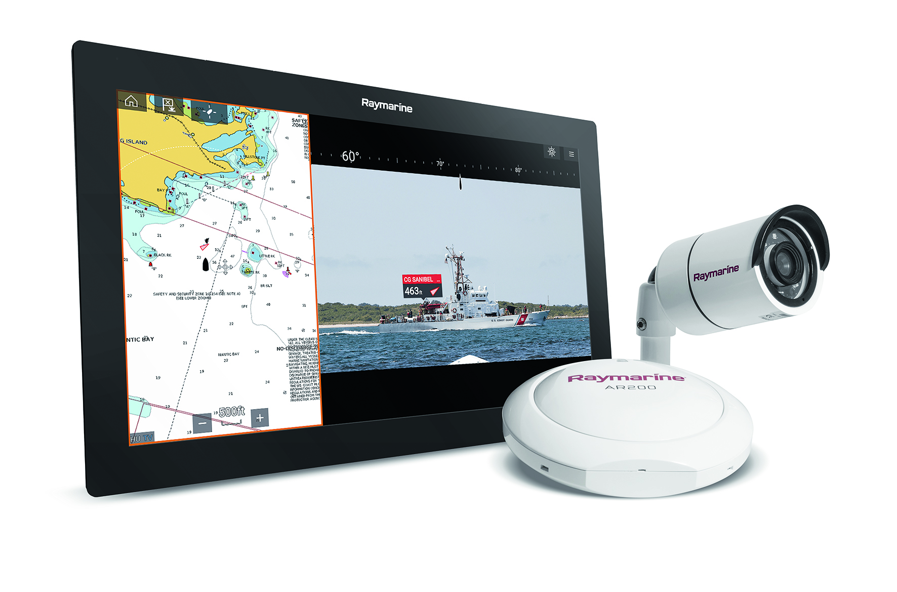 Raymarine brachte als einer der ersten Hersteller Augmented Reality an Bord von Sportbooten © Raymarine