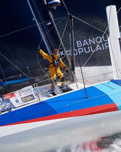 Immer in Action auf ihrer “Banque Pop” © banque populaire