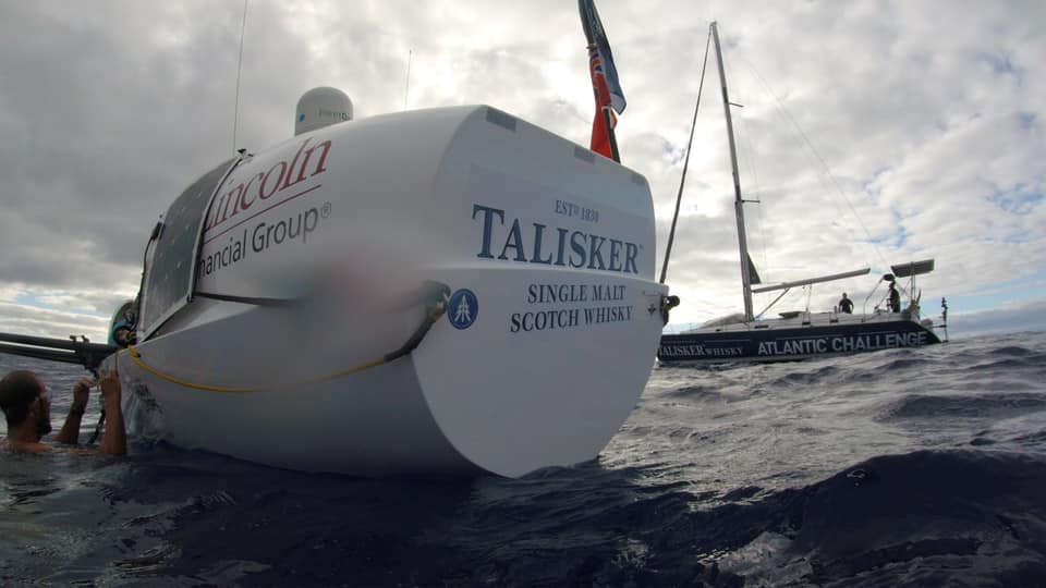 Das Ruderboot des Teams Latitude35. © Atlantic Campaigns