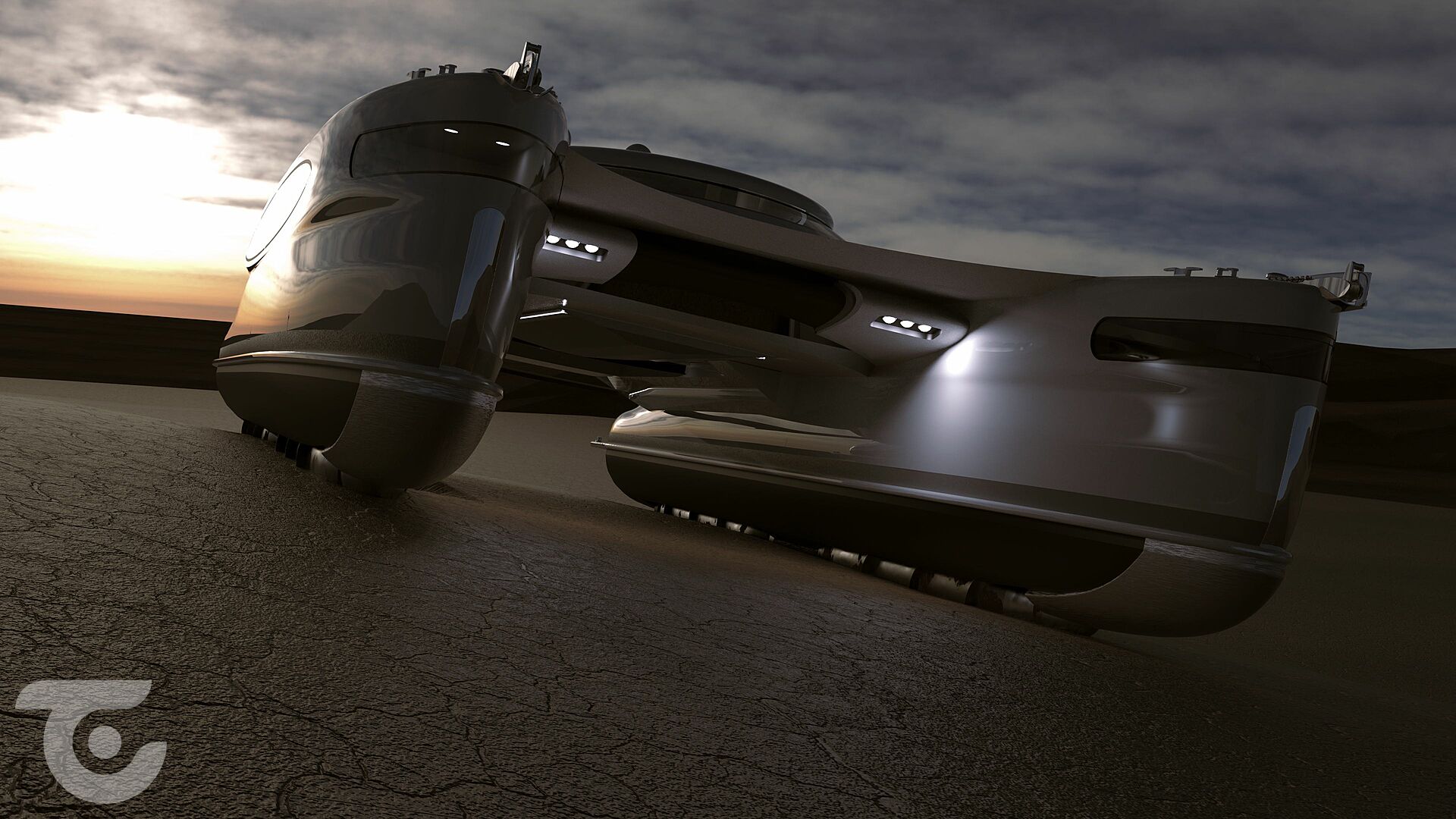 “Pagurus” ist ein Amphibienfahrzeug. © Lazzarini Design Studio