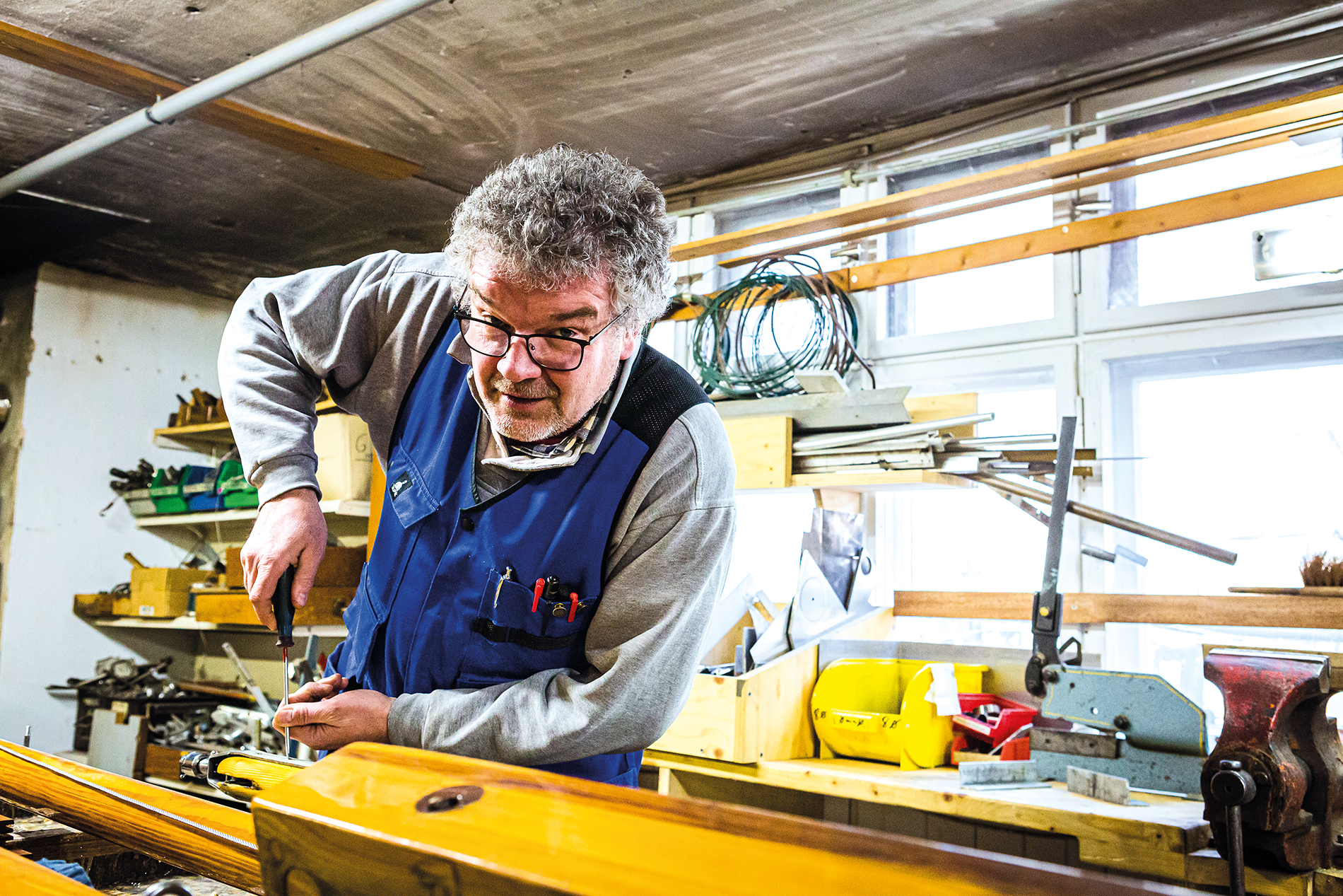 Bernhard Welkisch führt die Berliner Werft zusammen mit Ralph Eckert © Jan Maas
