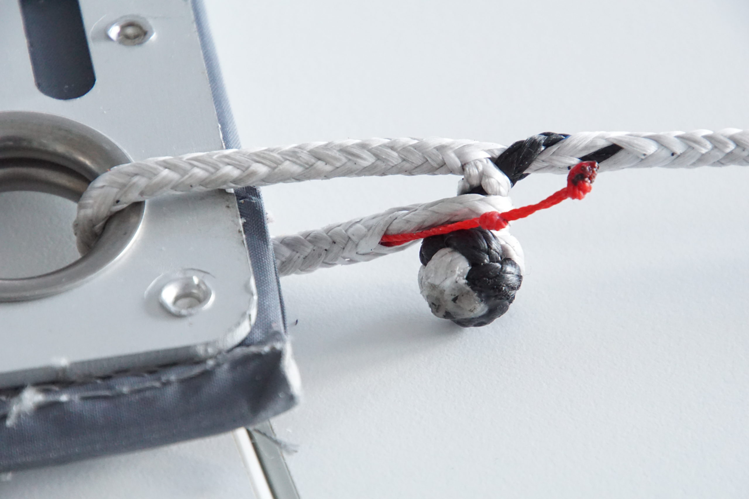 Der in das Fall eingearbeitete Softschäkel ist beispielsweise für das Großfall ideal © Frank Störck