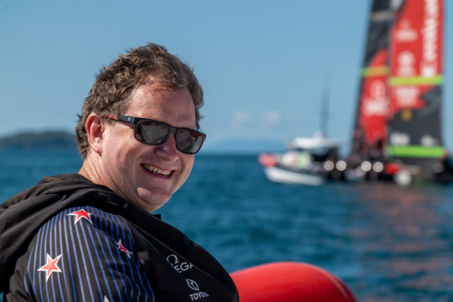 Burns Fallow ist Segeldesigner bei Emirates Team New Zealand und arbeitet an den Segeln der AC75. © Emirates Team New Zealand Burns Fallow von Emirates Team New Zealand