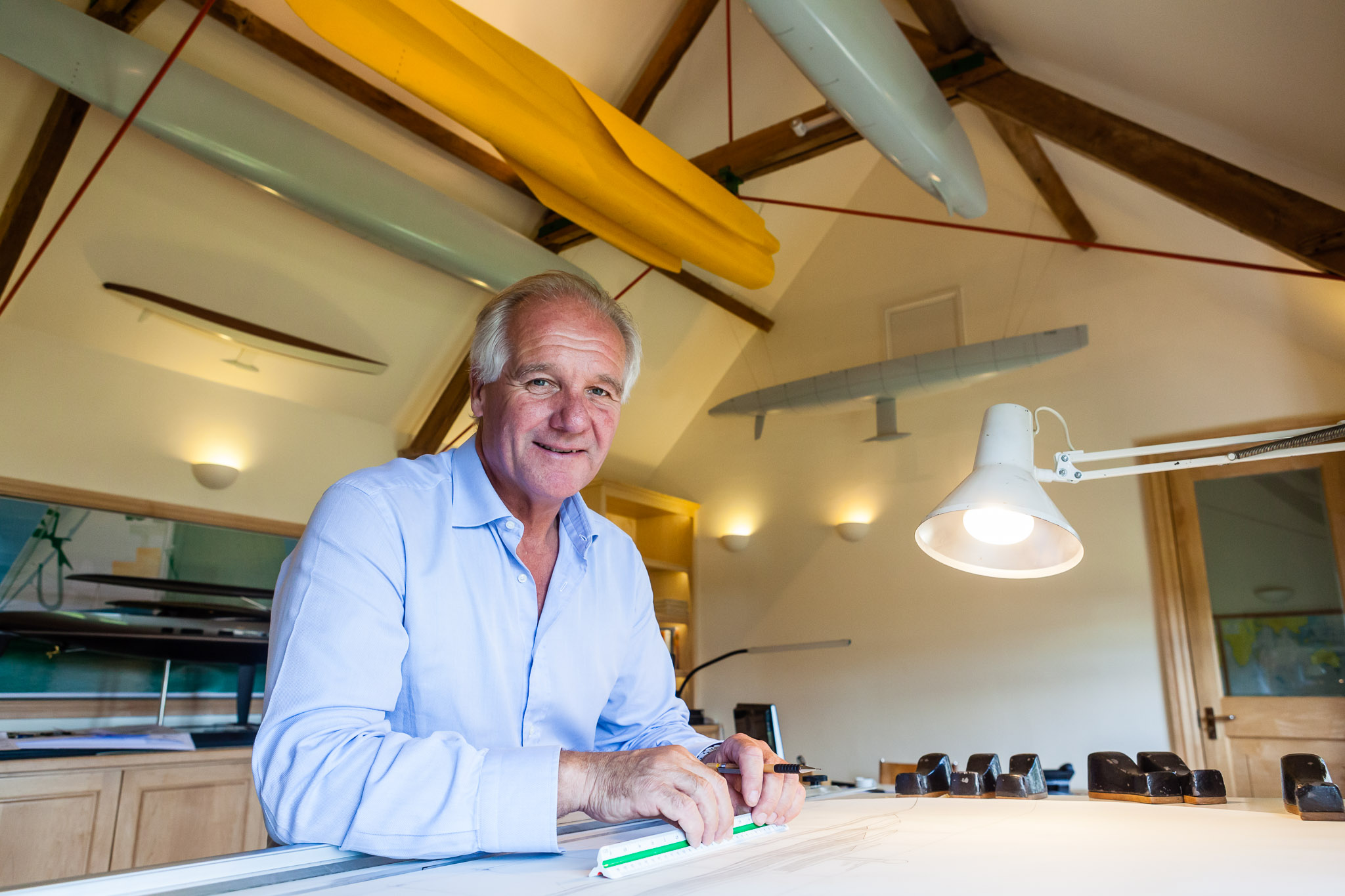 Ed Dubois entwarf seine Yachten mit Papier und Bleistift © Jan Maas