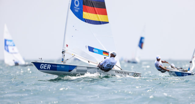 Laser-Weltmeister Philipp Buhl meldete sich bei den Lasern eindrucksvoll zurück.<br />© Sailing Energy / World Sailing