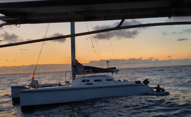 Gefunden! Die Ocean Swift trieb wochenlang durch die Biskaya – herrenlos! © Eric Longier de Lohéac