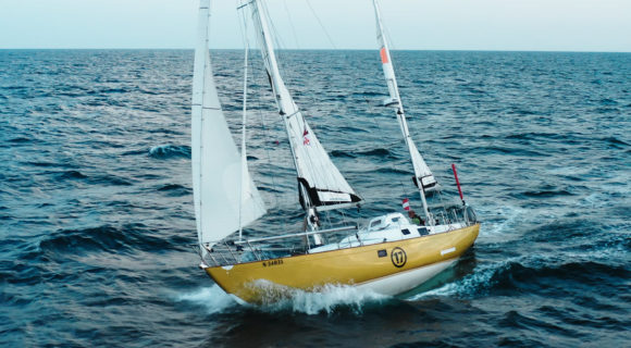 Michael Guggenberger nimmt mit einer Biscay 36 namens Nina am Golden Globe Race 2022 teil