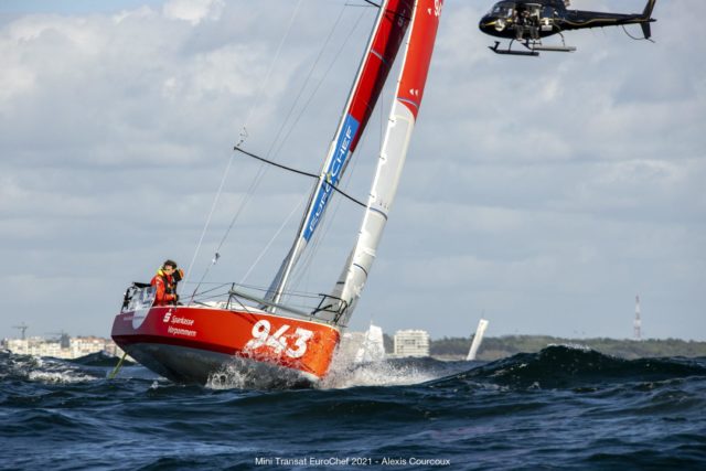 Burke auf seiner Vorpommern © olivaud, mini-transat