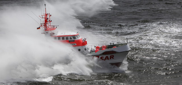 DGzRS: Seenotretter suchen auf der Nordsee vergeblich nach vermisstem Seemann