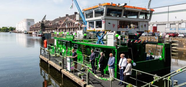 Emissionsfreies Schubboot in Berlin