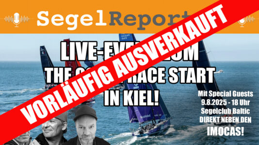SR Podcast: Live-Event in Kiel zum The Ocean Race Start. Begrenzte Anzahl an Tickets ab heute verfügbar