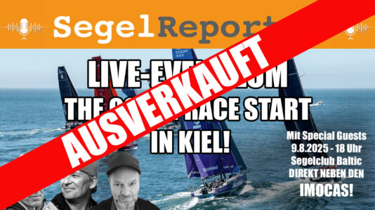 SR Podcast: Live-Event in Kiel zum The Ocean Race Start. Begrenzte Anzahl an Tickets ab heute verfügbar