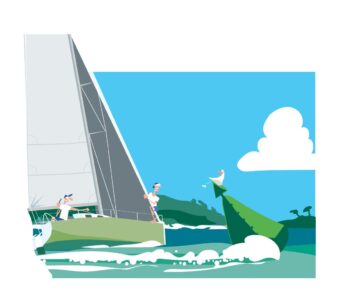 Törn im Wilden Westen: Elf Knoten Speed im Golfe du Morbihan – bei Flaute!