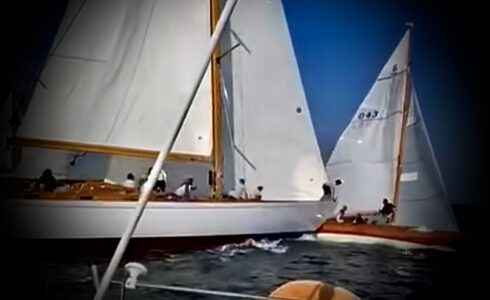 Crash zweier Klassiker: Sechser wird von 41-Meter-Yacht umgefahren – wie vor 30 Jahren