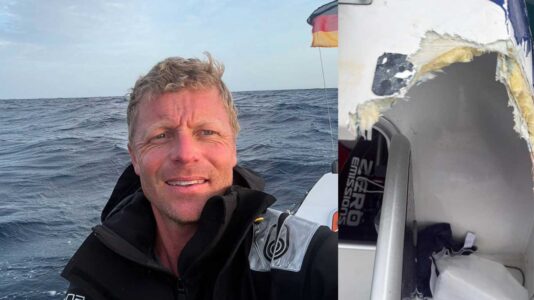 Über den Atlantik mit dem SUP: Michael Walther nach Kollision mit UFO im Nothafen. Interview.