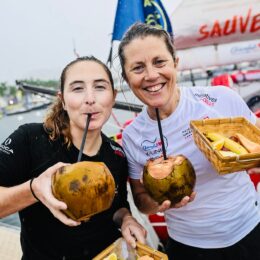 Violette Dorange und Sam Davies