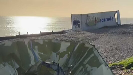 Warnung für den Schiffsverkehr: Im Solent sorgen 16 über Bord gefallene Container für Gefahr