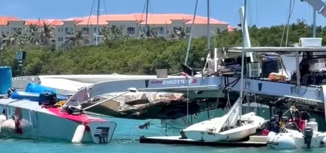 Yacht-Porträt: Drei Rümpfe, viele Leben – vom rasenden ORMA-Renntri zur Waterworld-WG