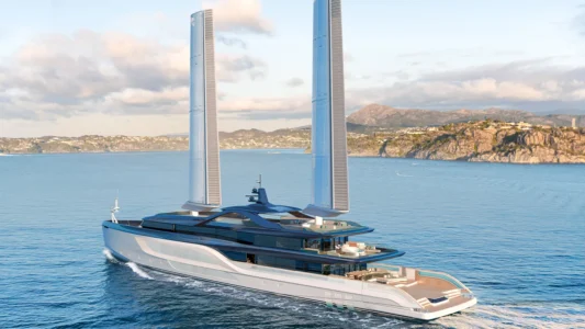 Segel-Superyacht Design: SAMY soll bei Transatlantik-Törn 33.000 Liter Diesel sparen