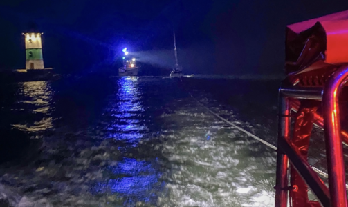 Rettung vor Schleimünde: Seenotretter bringen Segler sicher an Land