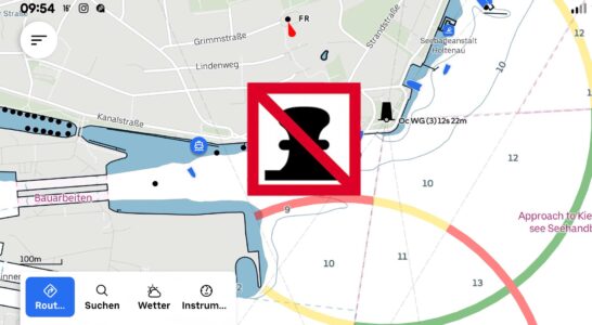 Aus als Anleger für Sportboote: Tiessenkai wird gesperrt