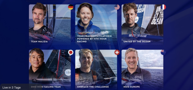 Sechs IMOCA über den Atlantik – Links zu den Live-Streams