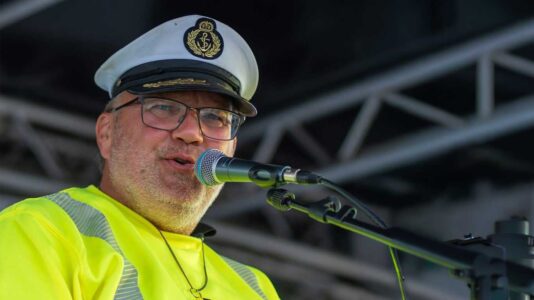 SR Gespräch: Mommark Hafenmeister Carsten Jensen Kock
