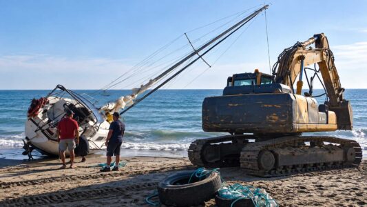 Nur 5 Tage nach Strandung: Spanische Behörde beschlagnahmt Segelyacht und verhängt Sicherheitsleistung